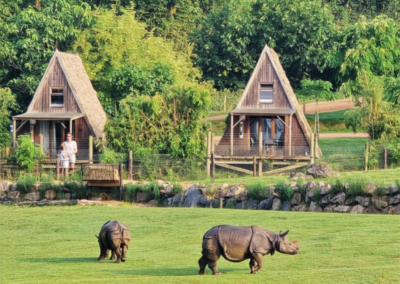 CERZA SAFARI LODGE DORMIR FACE AUX RHINOCEROS